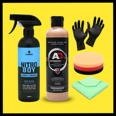 디크로닉 니트로보이 500ml 워터리스 물왁스 카나우바 퀵디테일러 차광택코팅, 2.니트로보이+인핸스+패드+타월+장갑, 1개