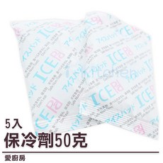 愛廚房 保冷劑50克-5入組/保冰劑/保冰袋/冰敷袋/保冷袋, 1個