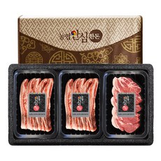 [농협안심한돈] 돼지고기 선물세트3호 1.5kg(삼겹살500gx2+목살500g), 1개