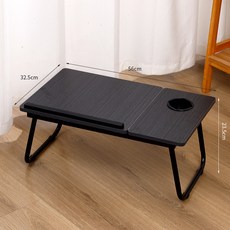 摺疊桌 牀上小桌 學生多功能學習書桌 辦公桌 可摺疊電腦桌 牀上桌, 黑色:見詳情