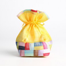 율아시아 모시 미니 복주머니 공주머니 사탕주머니, 중 x 1개(랜덤발송)