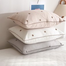 베숑 키즈 모달 100 베개커버 2size 3color, 핑크베이지 베개커버 (40x60), 핑크베이지