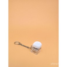 1+4고품질신상피젯키보드버튼스트레스토이 시뮬레이션빵피규어키링, 5개, 단일 버튼 백색 만두