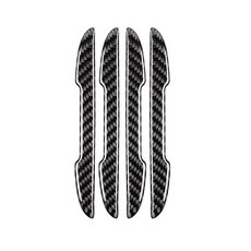 차량 스티커 자동차 후면보기 커버 가장자리 문짝 충돌 보호 도어 측면 방지 미러 스트립 투명 바 가드, 없음, 2) carbon