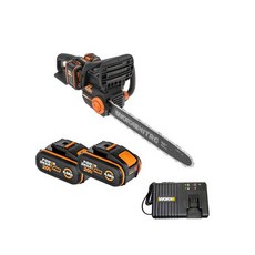 KC인증 WORX 충전체인톱 40V 4.0AH WG385E, 1개