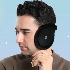 방한귀덮개 방한 남녀공용 겨울 귀덮개 귀도리 두꺼운 귀마개, 그레이