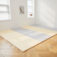 우오우 두께 3cm 층간소음방지 PE퍼즐매트 50x50cm 4장, 마일드그레이, 1개