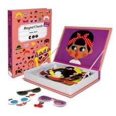 자석 퍼즐 여자얼굴, 1개