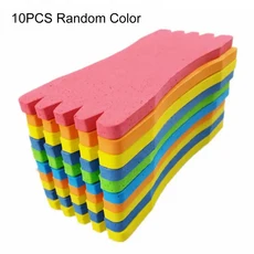 휴대용 낚싯줄 스풀 와인더 낚시 잉어 장비 라인 리더 EVA 플레이트 후크 보관 10 개