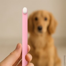 매일발견 강아지칫솔 초미세모칫솔 강아지양치도구 만모칫솔 핑크애견칫솔 초미세모반려견칫솔 잇몸안아픈칫솔