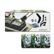 【韓味不二】鹽烤海苔 5公克X36入, 5g, 1箱