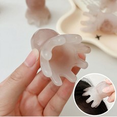 문어괄사 관자놀이마사지 두피지압 머리지압 림프순환, 상세페이지 참조, 1개