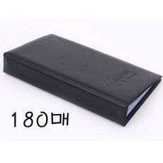 노트 180매 명함 형태 집 카드 반투명 포켓 보관 85141pc 1(ea)