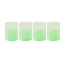 빛나는 밸브 모자 형광 밤 자동차 타이어 밸브 모자 오토바이 자전거 빛나는 장식 휠 노즐 타이어 자동차 액세서리, [12] Green 4pcs