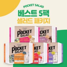 포켓샐러드 베스트 샐러드 5팩 패키지, 5개, 245g