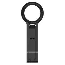 울란지 MA57 마그락 모바일 폰 홀더 겸용 삼각대, 1개, 블랙