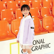 내셔널지오그래픽 키즈 K241UJP920 저지 베이스볼 점퍼 LILAC 363212