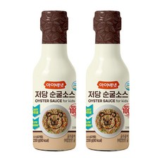 아이배냇 저당 순굴소스 230g, 2개, 굴소스맛