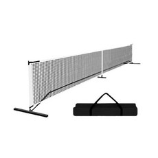 접이식 야외 피클볼 규격 트레이닝 국제 네트, 1개, 받침대+PVC 화이트 방수 단망