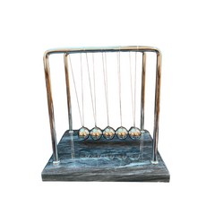 牛頓擺 - 動能守恆撞擊球，辦公室減壓擺飾，科學教具禮品, 1個