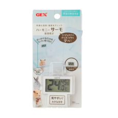 GEX 寵物溫度濕度計 適用於倉鼠 液晶顯示 測量溫度與濕度, 1個, 透視屋液晶溫度濕度顯示器