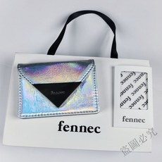 熱賣 新款FENNECCRINKLETRIANLEWALLET漆皮3折皮夾in風EXHA