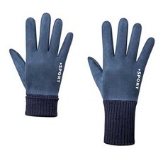 [새제품] 상품 남자장갑여성장갑 오토바이장갑 겨울등산장갑, 남자_네이비