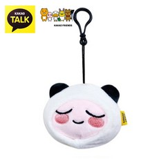 카카오 프렌즈 어피치 판다 가방고리 애착 동물 인형, 어피치 판다 얼굴 가방고리8cm, 1개