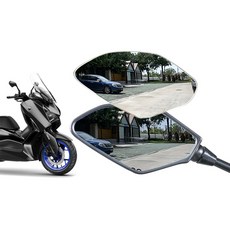 XMAX 광각미러 엑스맥스 300 전연식 순정 사이드미러 전용 17년식 이후, 화이트렌즈