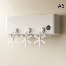 직접 부는 방지 벽걸이형 에어컨 수동 팬 공기 배출구 마스크에 최적한 조절 가능한 디자인, 04 3PCS