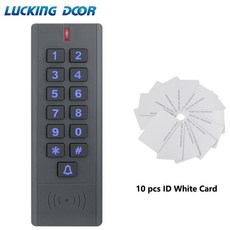 IP67 방수 DC12V 125Khz RFID 액세스 제어 키패드 1000 사용자 근접 입력 도어 컨트롤러 A9 SM, AC and 10 card, A9 10 card, 04 AC and 10 card, 1개