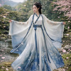 중국한복 중국 전통 의상 한푸 진나라 선녀 코스프레 고대 공주 졸사컨셉