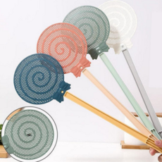 토끼 미니 파리채 모기 파리 날파리 벌레잡이 해충퇴치, 화이트