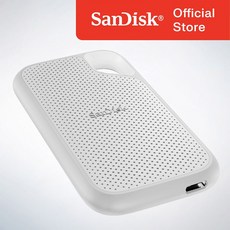 샌디스크코리아 공식인증정품 외장SSD Extreme 익스트림 방수 방진 휴대용 포터블 SSD E61 화이트, 1TB