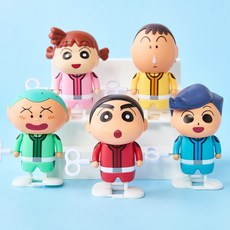 짱9 못말려 떡잎마을 방범대 태엽 피규어, 1개, 상세페이지 참조