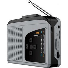 ezcap 카세트플레이어 Ezcap234 휴대용 카세트 플레이어 및 레코더 AM FM 라디오 워크맨 마이크로 SD 카드 음성 레코더용 내장 마이크 스피커 2AA 배터리 또는 U