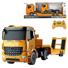바니랜드 벤츠 무선 트레일러 프라모델 트럭, 1개