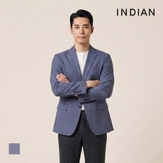 인디안 남성용 헤링본 폴리프린트 자켓 MITFUYM3111