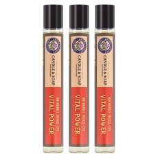 바이오앤바이오 바이탈파워 아로마롤온, 10ml, 3개