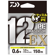 다이와 UVF PE 듀라센서 X 12EX SI3 합사 PE 낚싯줄, 5C_멀티컬러_4호-200m, 1개
