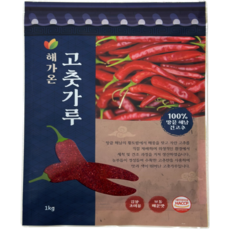 25년 햇고추 해가온 햇 고춧가루 국산 보통맛 / 김치양념 / 보통굵기, 1kg, 1개