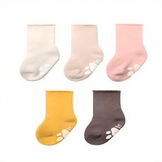 하이베이비키즈 아기 수면 돌돌이 보온 양말 5종 세트