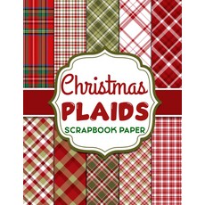 크리스마스 플라이드 스크랩북 종이: 크기 8.5 x 11 카드 제작 및 공예 프로젝트를 위한 장식용 종이 양면 2 패턴 30장, 기본