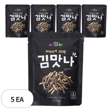 바삭바삭 고소한 김맛나, 5개, 80g