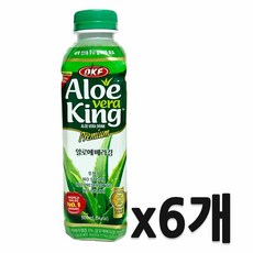 오케이에프 알로에베라킹 일반 상품, 500ml, 6개