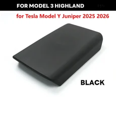 테슬라 호환 모델 Y 주니퍼 2026 센터 콘솔 암레스트 리드 케이스 2025년 출시 보호 커버 3 하이랜드 액세, 02 Black New M3 MY