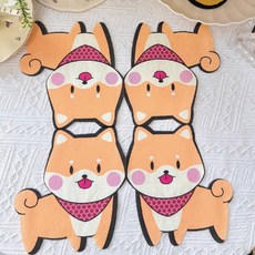 애니멀 디자인 파티냅킨, 1세트, 20개입, 머플러도그