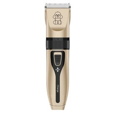 아임펫벳 저소음 무선충전기 강아지이발기 강아지바리깡, 골드블랙, 1개