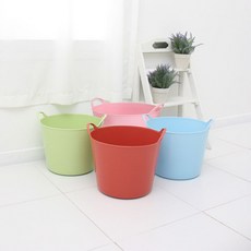 가쯔 파스텔 소프트 빨래바구니 15L 2개, 블루