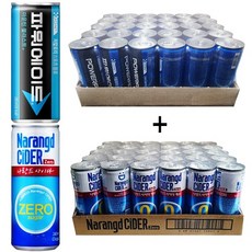 파워에이드 240ml(30캔) + 나랑드사이다 제로 245ml(30캔) 60캔, 240ml